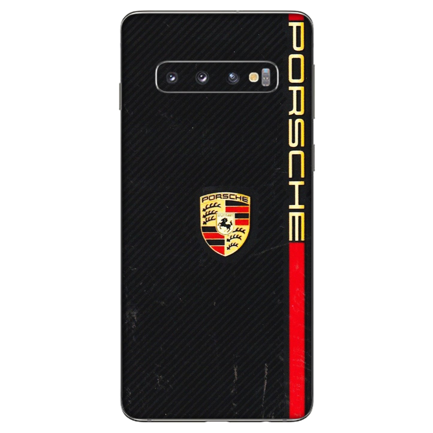 Samsung A/S Series Phone Skins (All Models) - Premium Porsche - 3D Embossed Finish (L-225) Samsung Galaxy S10