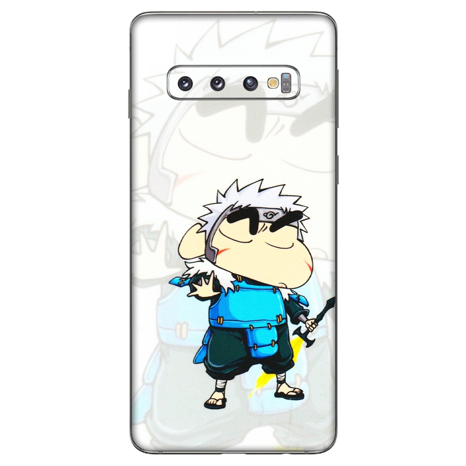 Samsung A/S Series Phone Skins (All Models) - Angry Young Shinchan - 3D Embossed Finish (L-226) Samsung Galaxy S10