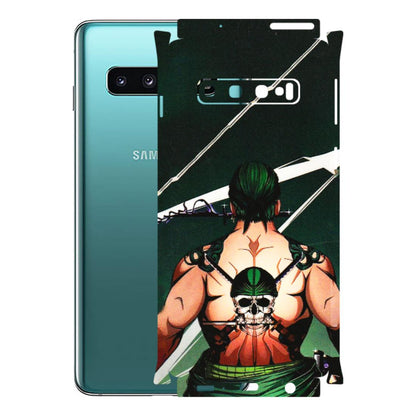 Samsung A/S Series Phone Skins (All Models) - Zoro Anime - 3D Embossed Finish (L-23) Samsung Galaxy S10