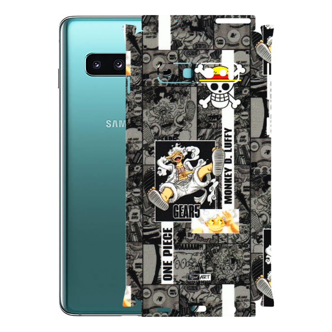 Samsung A/S Series Phone Skins (All Models) - Cuffy Anime MonkeyCamic - 3D Embossed Finish (L-242) Samsung Galaxy S10