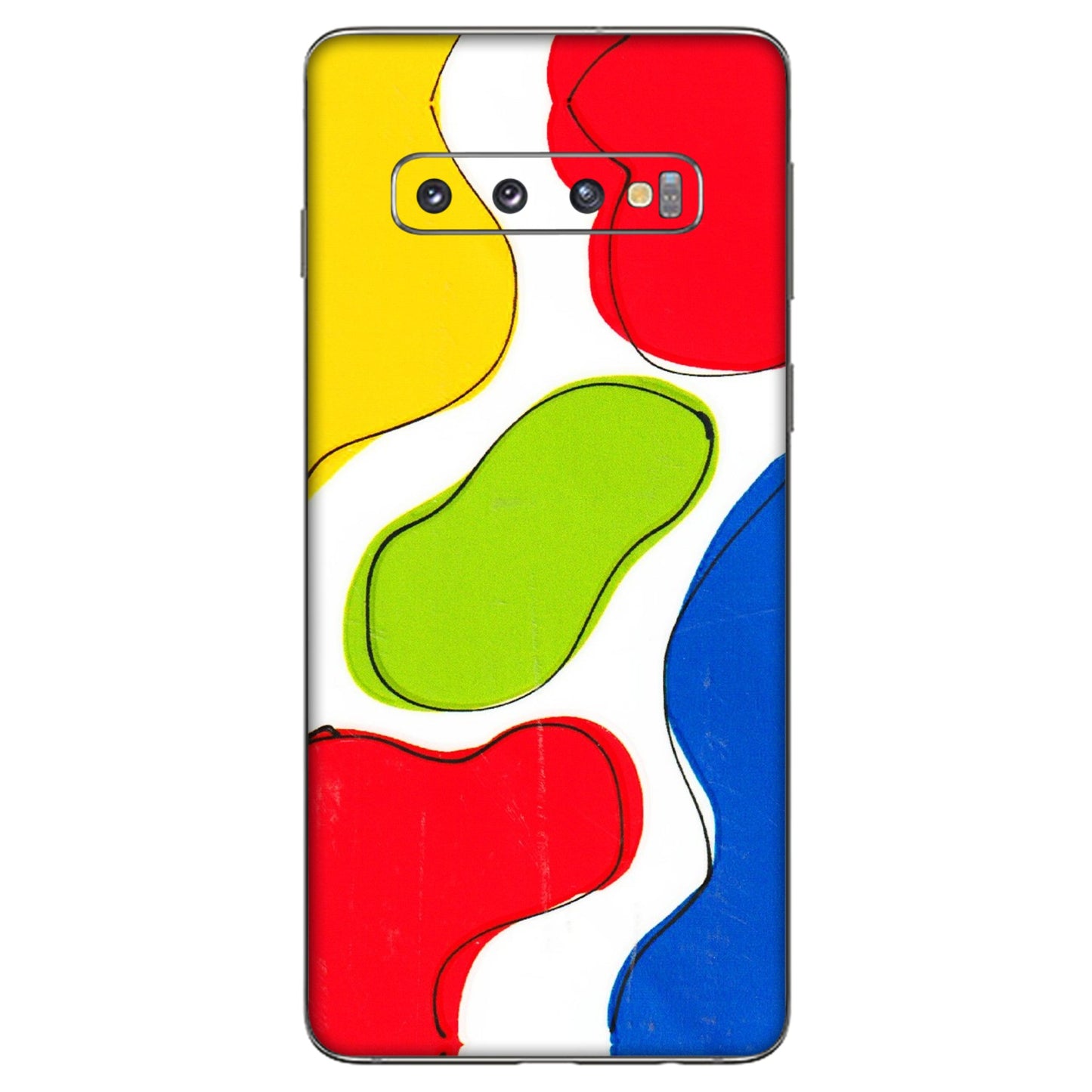 Samsung A/S Series Phone Skins (All Models) - RGB Colour Paint - 3D Embossed Finish (L-284) Samsung Galaxy S10
