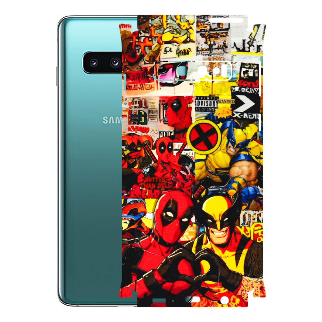 Samsung A/S Series Phone Skins (All Models) - Spidy Wolverine - 3D Embossed Finish (L-310) Samsung Galaxy S10