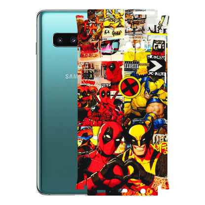 Samsung A/S Series Phone Skins (All Models) - Spidy Wolverine - 3D Embossed Finish (L-310) Samsung Galaxy S10