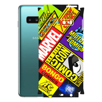 Samsung A/S Series Phone Skins (All Models) - Bongo Comic Con - 3D Embossed Finish (L-325) Samsung Galaxy S10