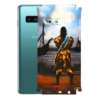 Samsung A/S Series Phone Skins (All Models) - Heavenly God Figure - 3D Embossed Finish (L-34) Samsung Galaxy S10