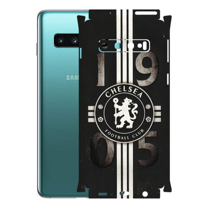 Samsung A/S Series Phone Skins (All Models) - Chelsea Fan Club - 3D Embossed Finish (L-36) Samsung Galaxy S10