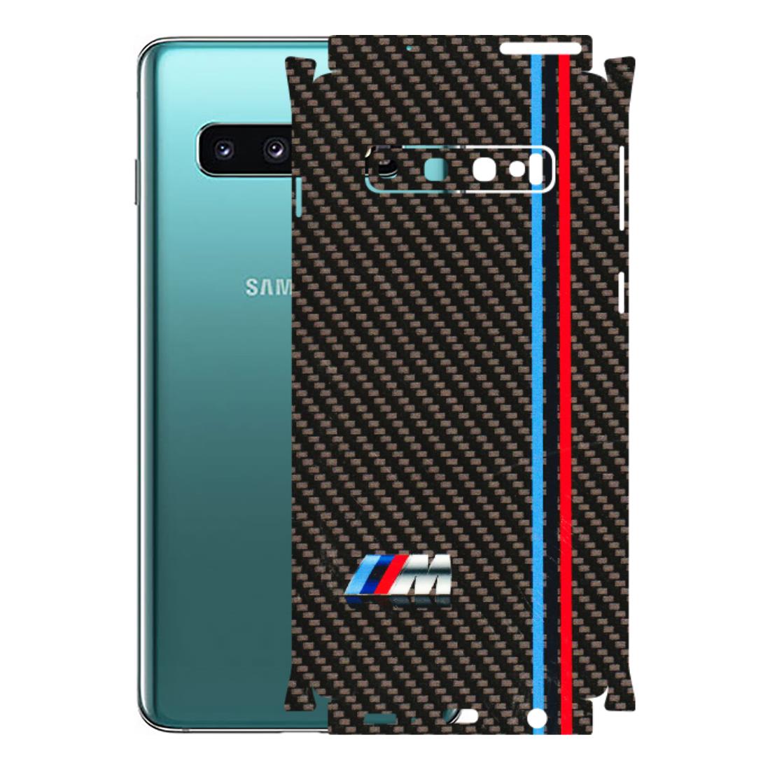 Samsung A/S Series Phone Skins (All Models) - BM Carbon Fiber Feels - 3D Embossed Finish (L-38) Samsung Galaxy S10