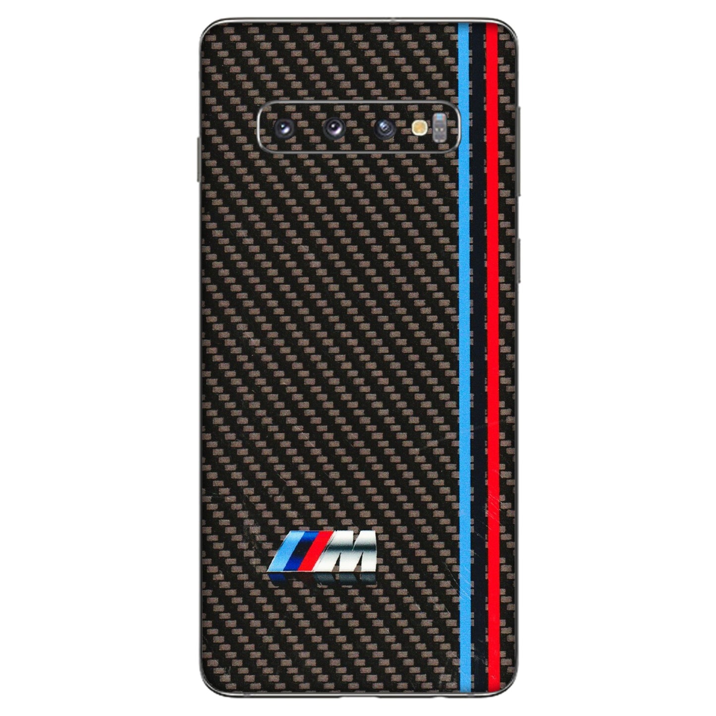 Samsung A/S Series Phone Skins (All Models) - BM Carbon Fiber Feels - 3D Embossed Finish (L-38) Samsung Galaxy S10