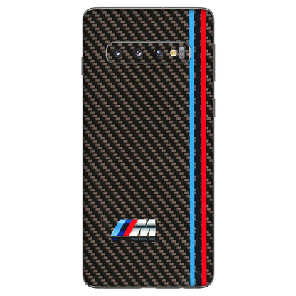Samsung A/S Series Phone Skins (All Models) - BM Carbon Fiber Feels - 3D Embossed Finish (L-38) Samsung Galaxy S10