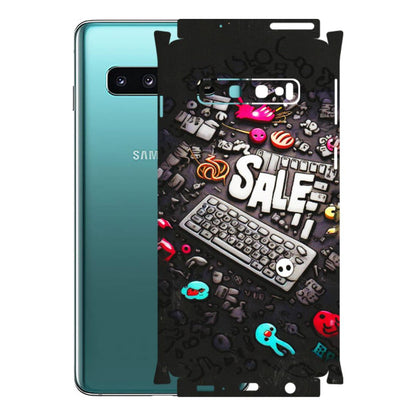 Samsung A/S Series Phone Skins (All Models) - Gadgets Sale - 3D Embossed Finish (L-50) Samsung Galaxy S10