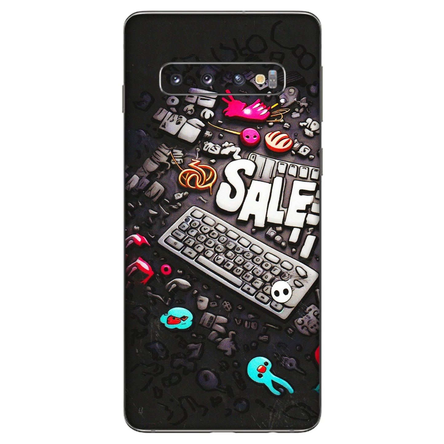Samsung A/S Series Phone Skins (All Models) - Gadgets Sale - 3D Embossed Finish (L-50) Samsung Galaxy S10