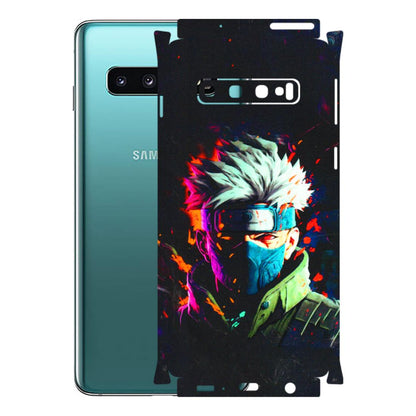 Samsung A/S Series Phone Skins (All Models) - Anime Cool Character - 3D Embossed Finish (L-59) Samsung Galaxy S10