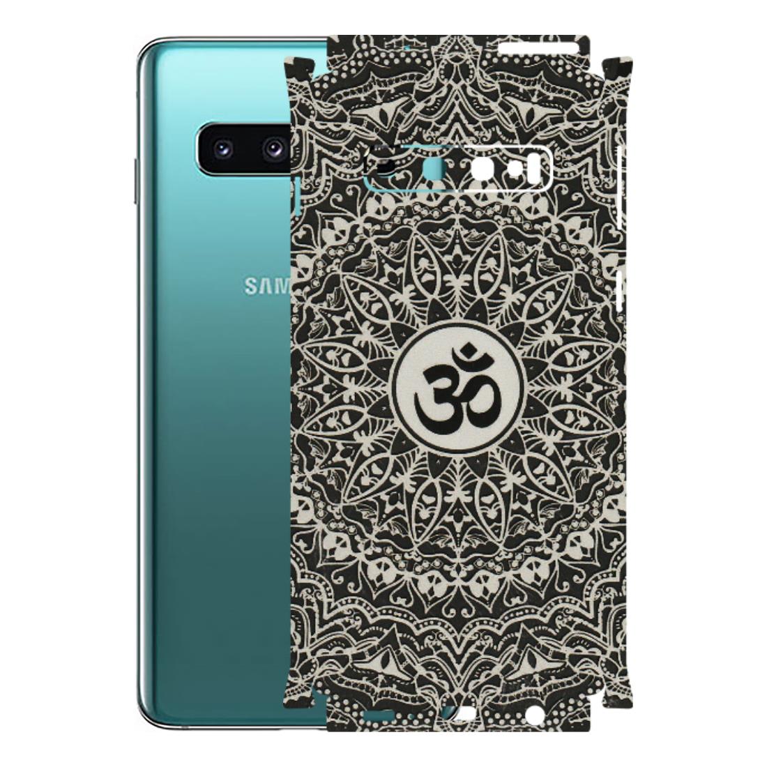 Samsung A/S Series Phone Skins (All Models) - Aum Elegant Mandala - 3D Embossed Finish (L-62) Samsung Galaxy S10