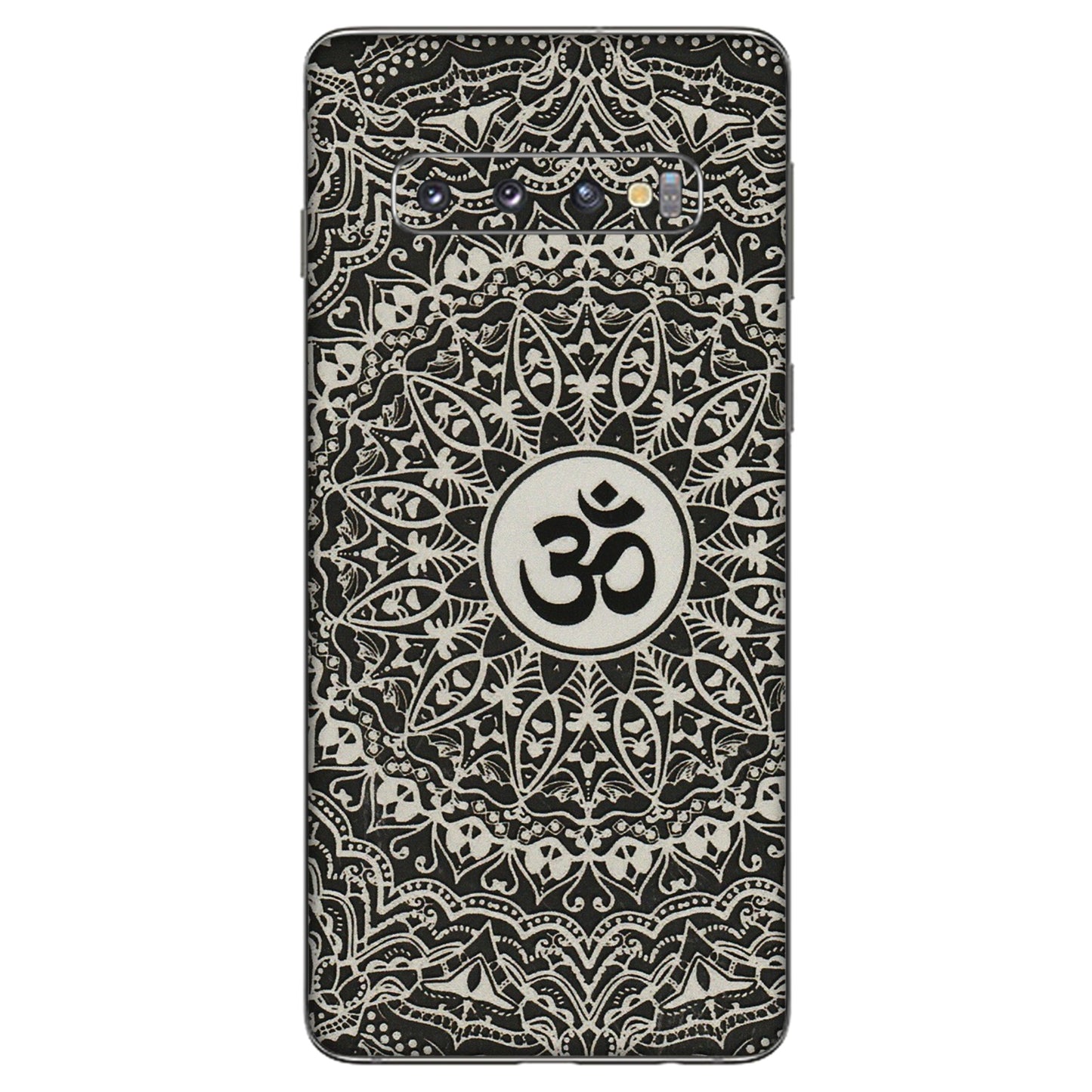 Samsung A/S Series Phone Skins (All Models) - Aum Elegant Mandala - 3D Embossed Finish (L-62) Samsung Galaxy S10