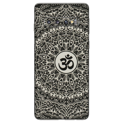Samsung A/S Series Phone Skins (All Models) - Aum Elegant Mandala - 3D Embossed Finish (L-62) Samsung Galaxy S10