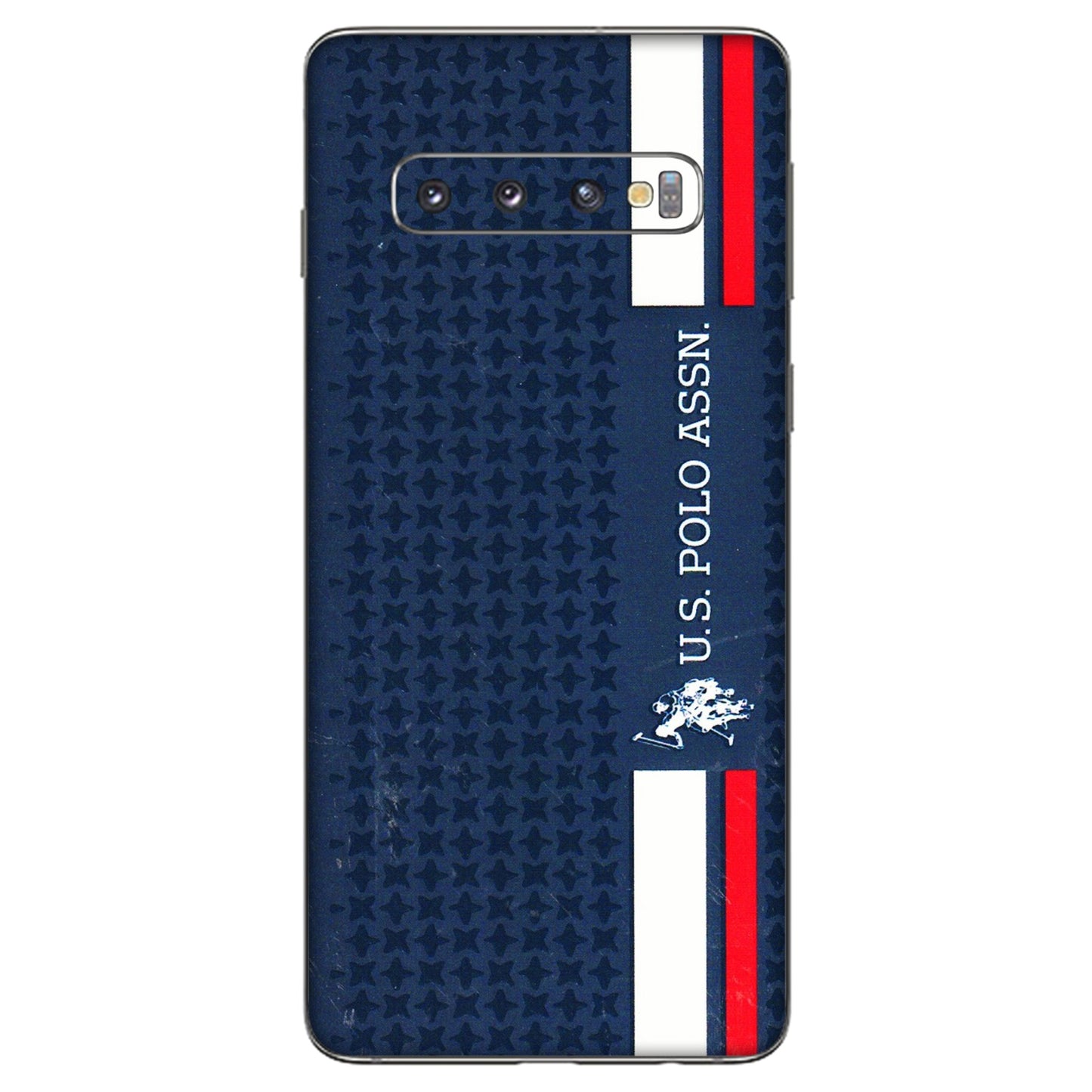 Samsung A/S Series Phone Skins (All Models) - US POLO Designer Brand - 3D Embossed Finish (L-65) Samsung Galaxy S10