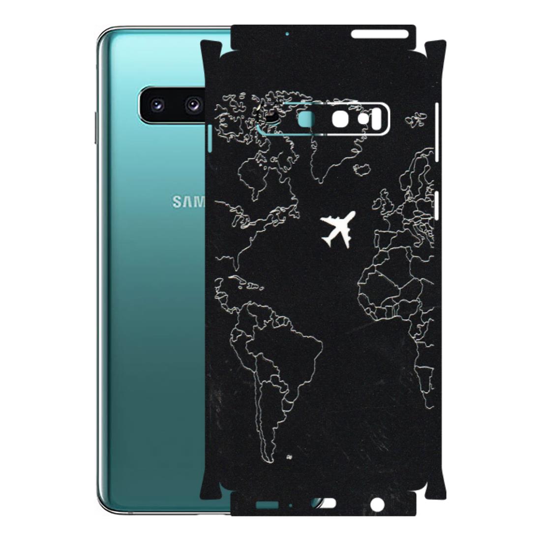 Samsung A/S Series Phone Skins (All Models) - Never Ending Travel - 3D Embossed Finish (L-79) Samsung Galaxy S10