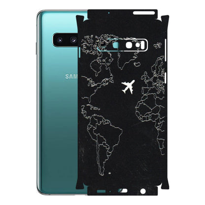 Samsung A/S Series Phone Skins (All Models) - Never Ending Travel - 3D Embossed Finish (L-79) Samsung Galaxy S10