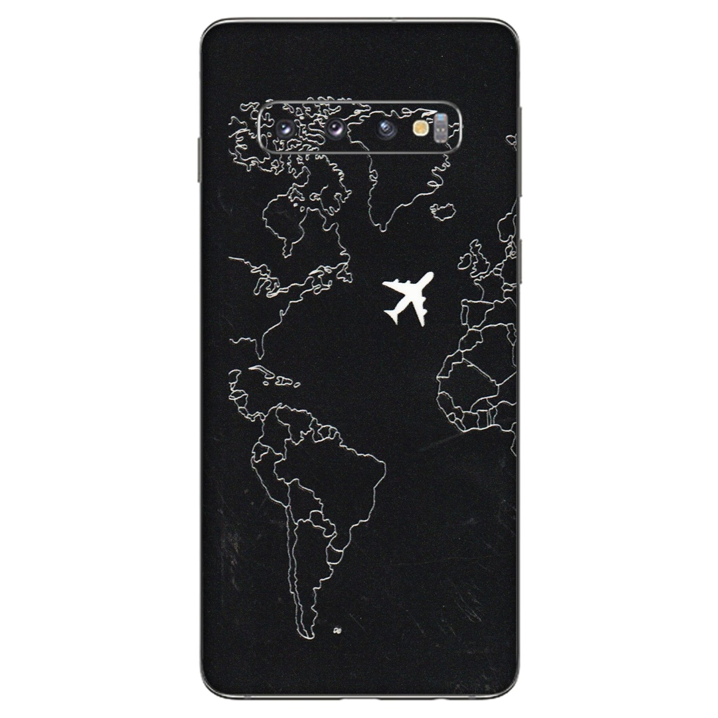 Samsung A/S Series Phone Skins (All Models) - Never Ending Travel - 3D Embossed Finish (L-79) Samsung Galaxy S10