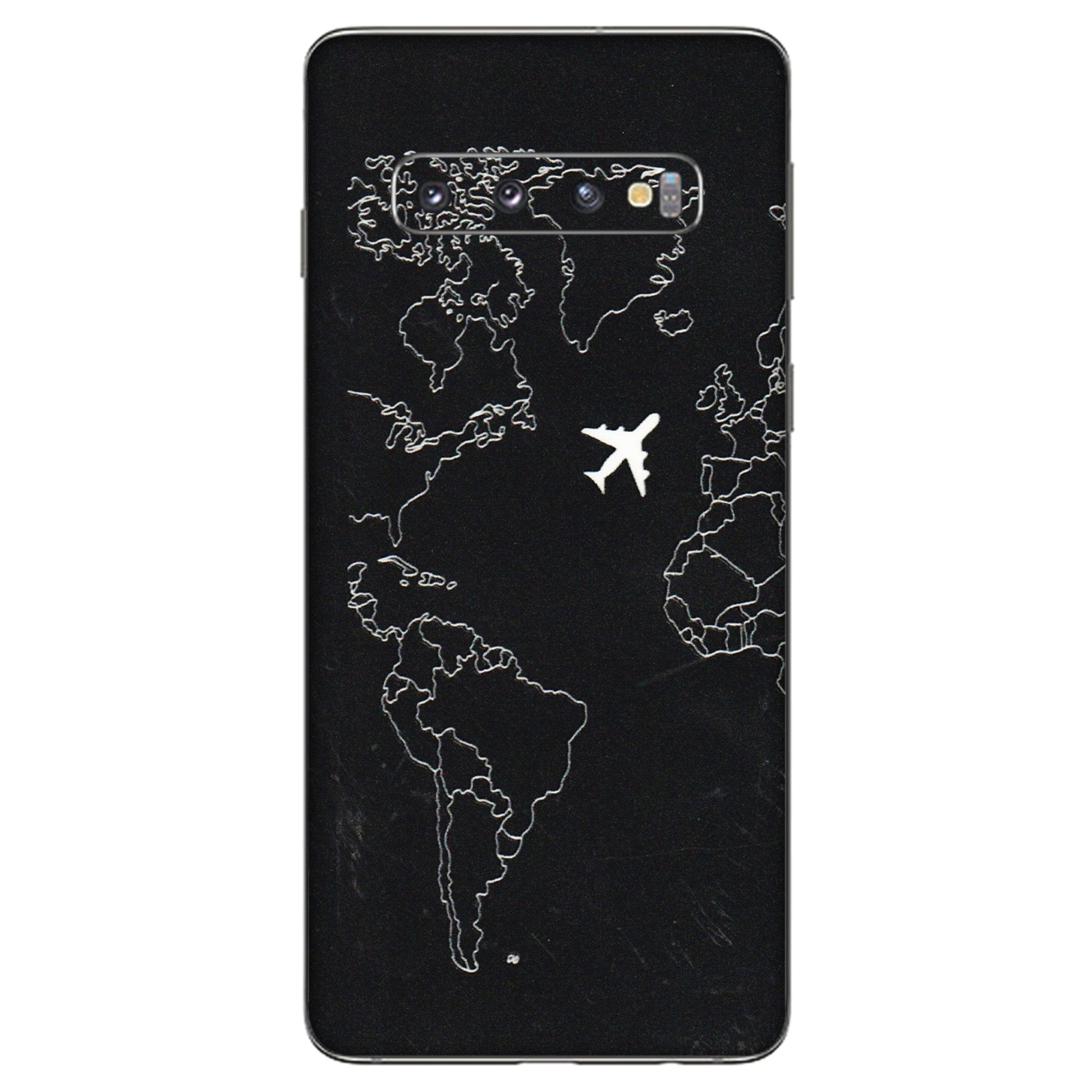 Samsung A/S Series Phone Skins (All Models) - Never Ending Travel - 3D Embossed Finish (L-79) Samsung Galaxy S10