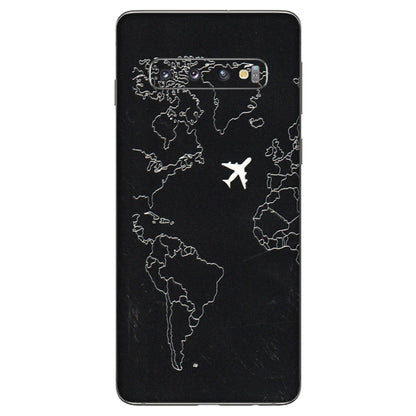 Samsung A/S Series Phone Skins (All Models) - Never Ending Travel - 3D Embossed Finish (L-79) Samsung Galaxy S10