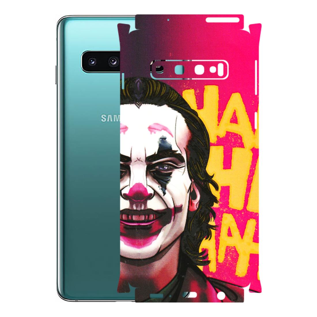Samsung A/S Series Phone Skins (All Models) - Joker Evil Laugh - 3D Embossed Finish (L-97) Samsung Galaxy S10