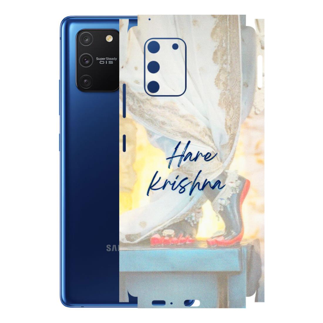 Samsung A/S Series Phone Skins (All Models) - Hare Krishna - 3D Embossed Finish (L-03) Samsung Galaxy S10 Lite