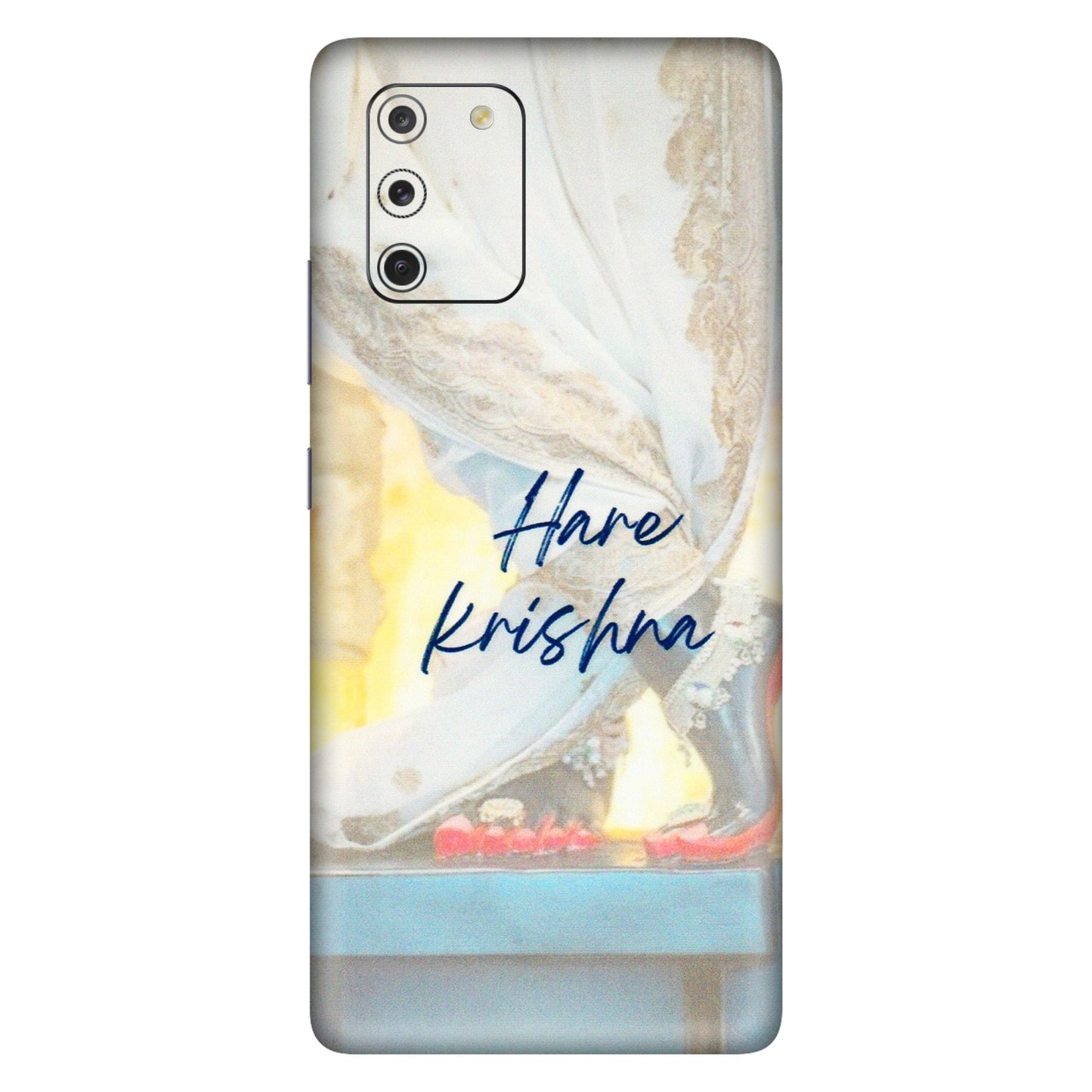 Samsung A/S Series Phone Skins (All Models) - Hare Krishna - 3D Embossed Finish (L-03) Samsung Galaxy S10 Lite