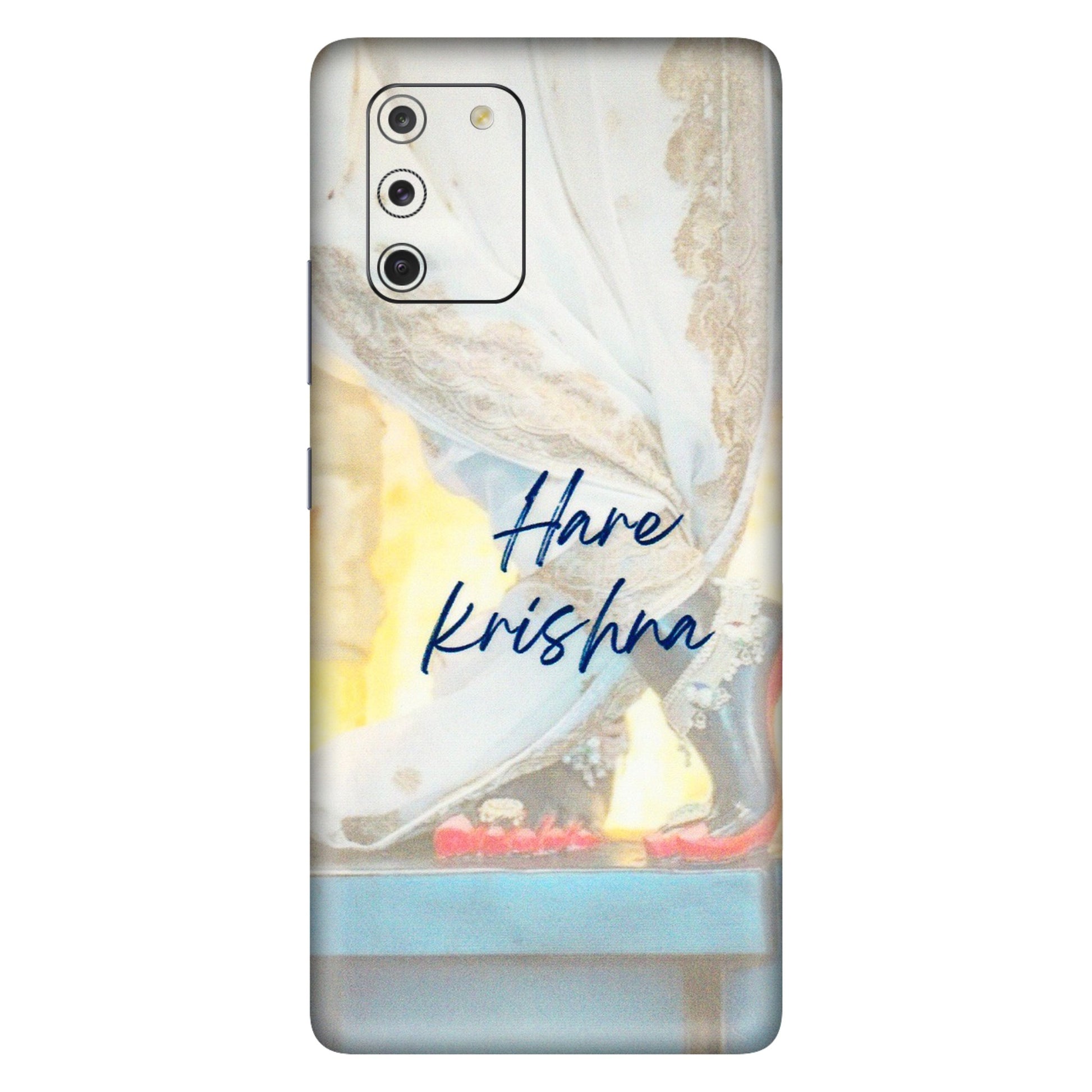 Samsung A/S Series Phone Skins (All Models) - Hare Krishna - 3D Embossed Finish (L-03) Samsung Galaxy S10 Lite