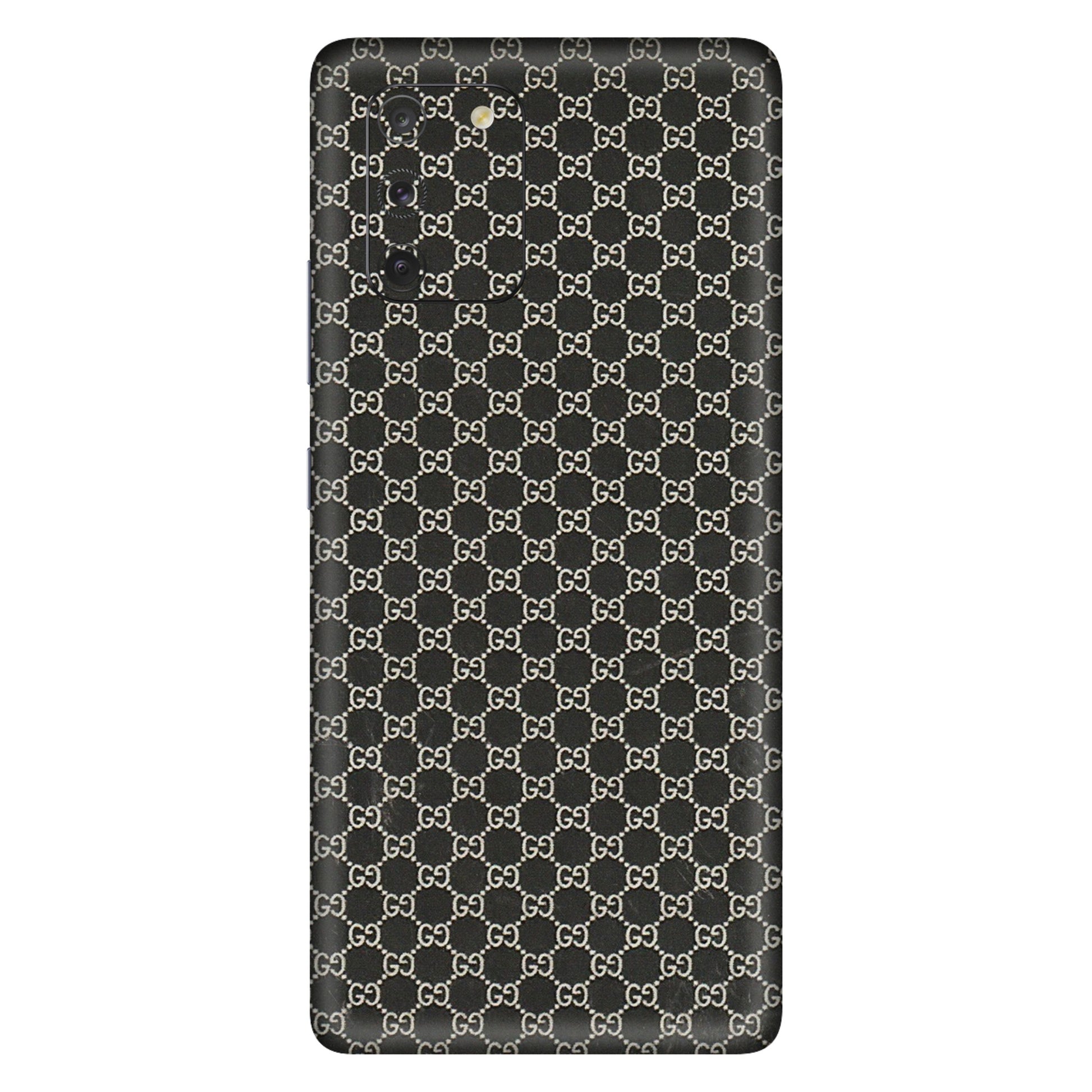 Samsung A/S Series Phone Skins (All Models) - Black G Print - 3D Embossed Finish (L-109) Samsung Galaxy S10 Lite