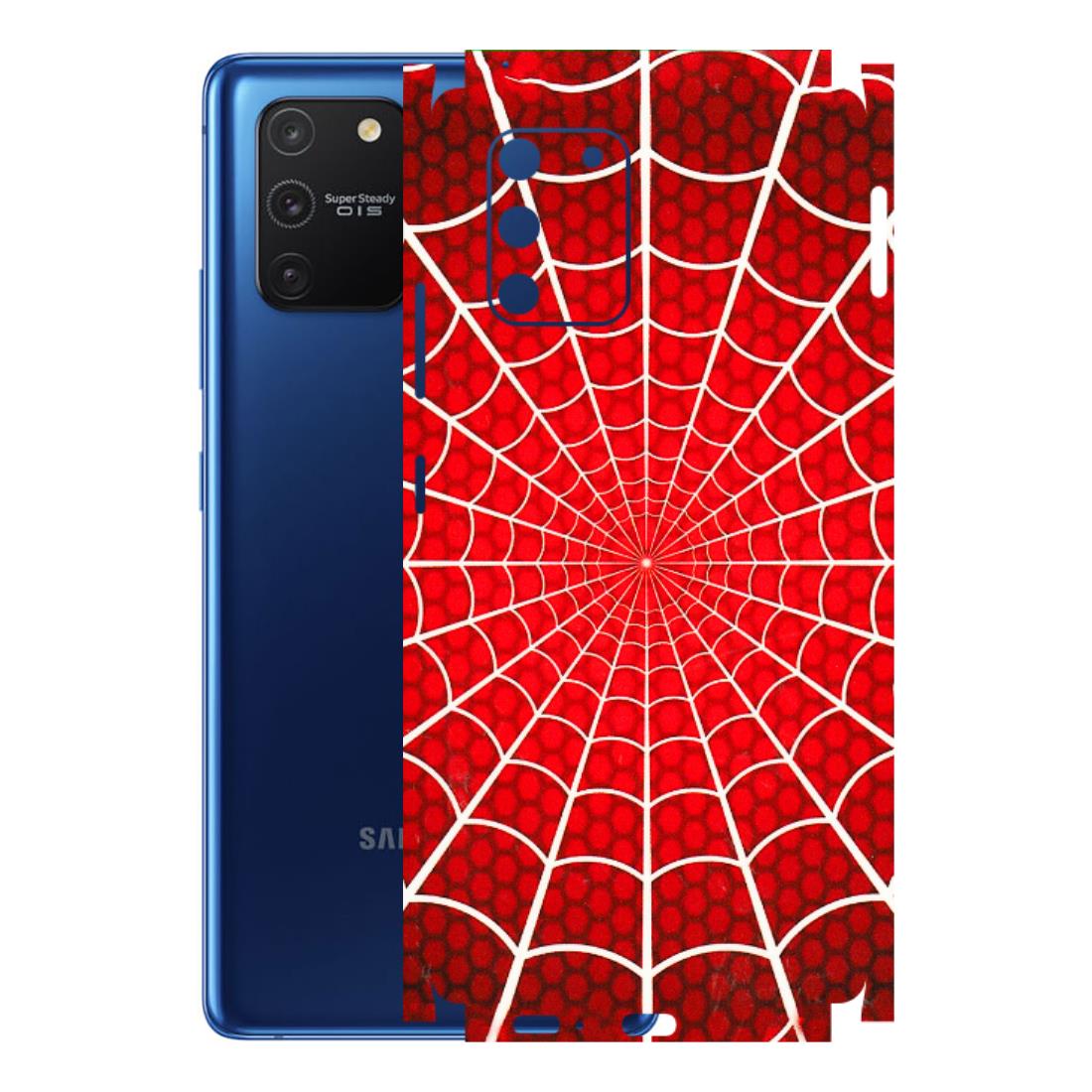 Samsung A/S Series Phone Skins (All Models) - Classic Spidey Web - 3D Embossed Finish (L-115) Samsung Galaxy S10 Lite