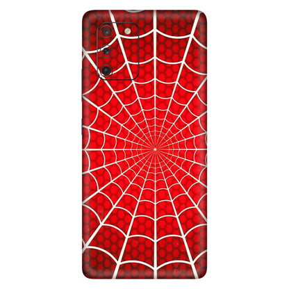 Samsung A/S Series Phone Skins (All Models) - Classic Spidey Web - 3D Embossed Finish (L-115) Samsung Galaxy S10 Lite
