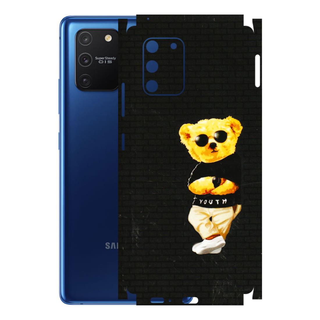 Samsung A/S Series Phone Skins (All Models) - Classy Teddy Bear - 3D Embossed Finish (L-116) Samsung Galaxy S10 Lite
