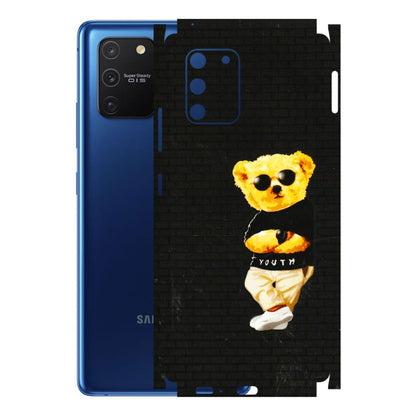 Samsung A/S Series Phone Skins (All Models) - Classy Teddy Bear - 3D Embossed Finish (L-116) Samsung Galaxy S10 Lite