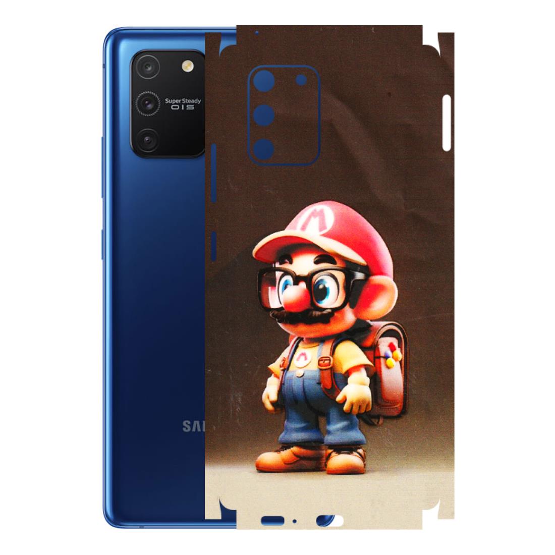 Samsung A/S Series Phone Skins (All Models) - Little Mario - 3D Embossed Finish (L-119) Samsung Galaxy S10 Lite