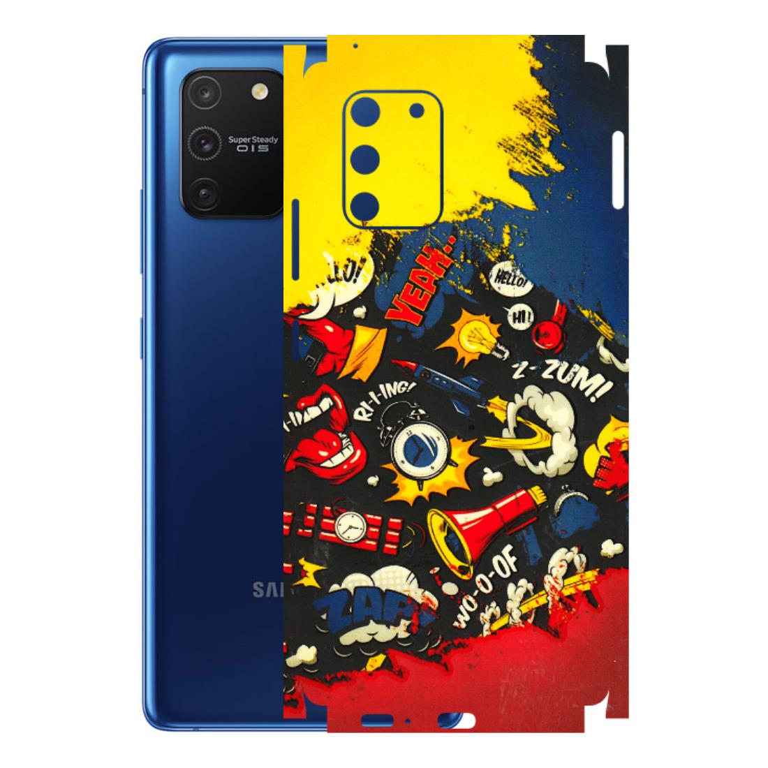 Samsung A/S Series Phone Skins (All Models) - Pacific Doodle Art - 3D Embossed Finish (L-120) Samsung Galaxy S10 Lite