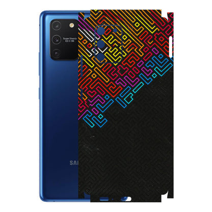 Samsung A/S Series Phone Skins (All Models) - Dotme Pattern Art - 3D Embossed Finish (L-121) Samsung Galaxy S10 Lite