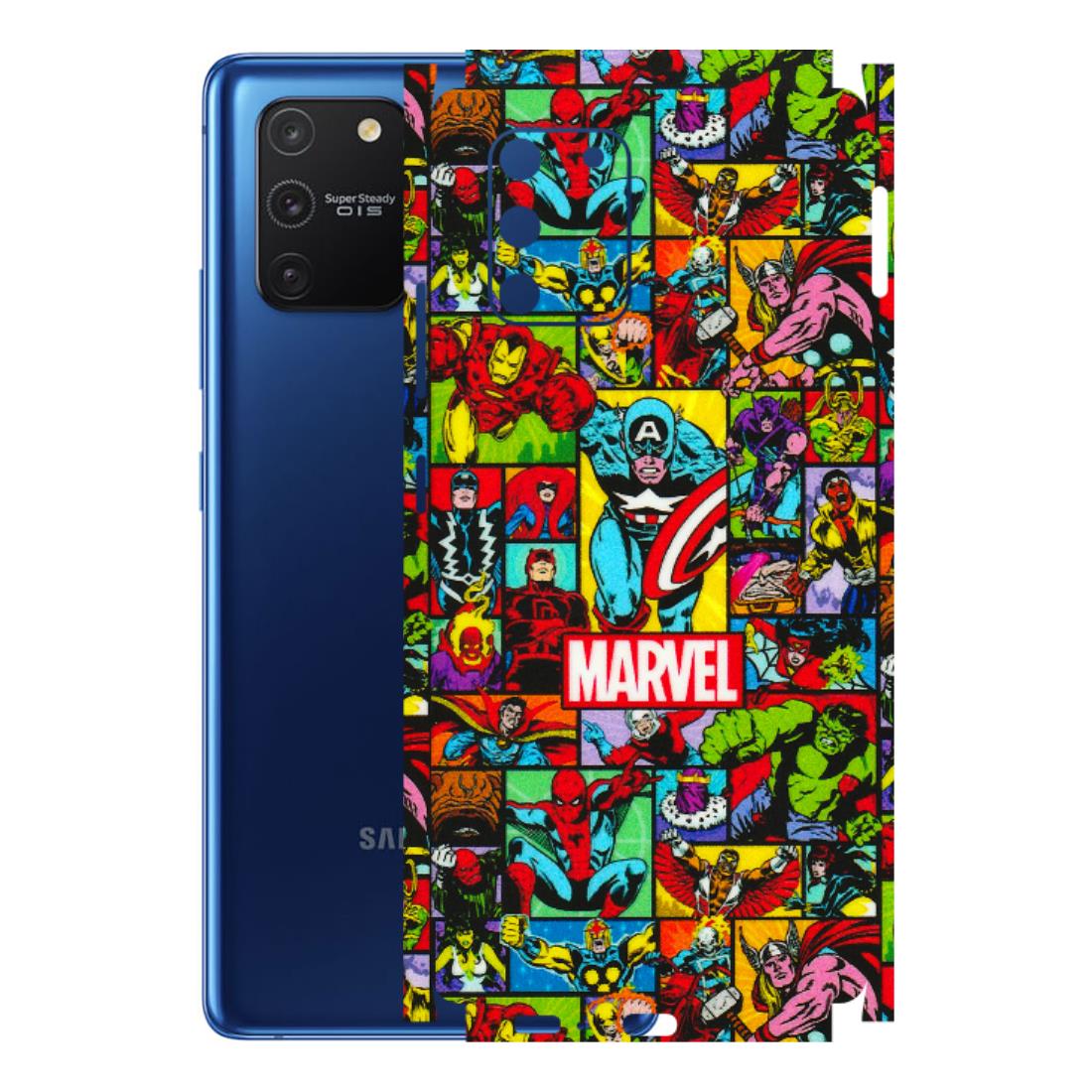 Samsung A/S Series Phone Skins (All Models) - MARVELOUS Comic Characters - 3D Embossed Finish (L-129) Samsung Galaxy S10 Lite