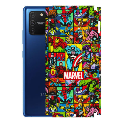 Samsung A/S Series Phone Skins (All Models) - MARVELOUS Comic Characters - 3D Embossed Finish (L-129) Samsung Galaxy S10 Lite