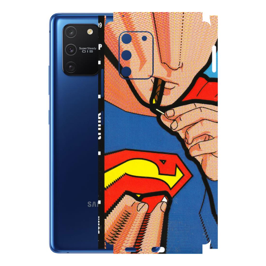 Samsung A/S Series Phone Skins (All Models) - Superman Sutta - 3D Embossed Finish (L-130) Samsung Galaxy S10 Lite