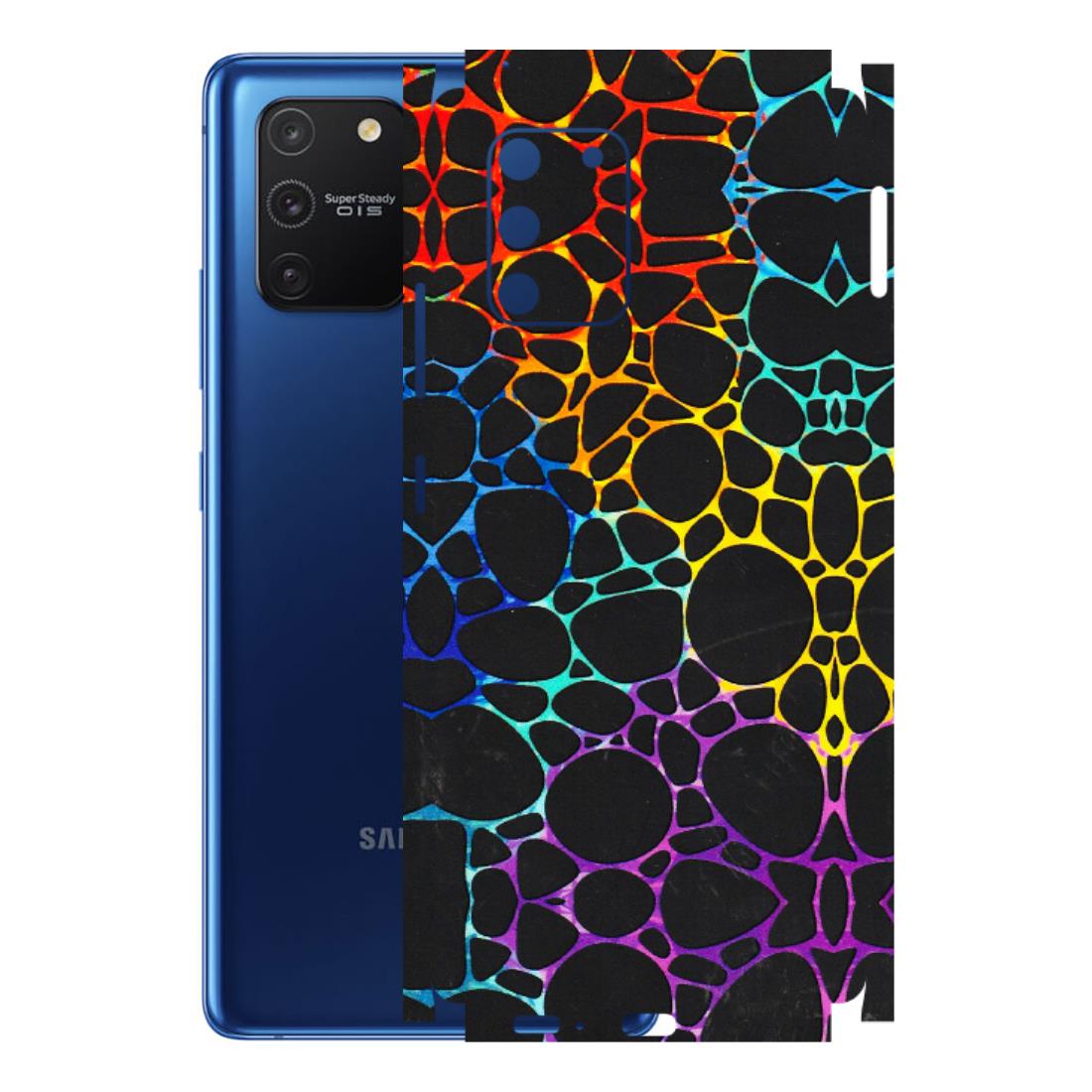 Samsung A/S Series Phone Skins (All Models) - Abstract Art MultiColour - 3D Embossed Finish (L-133) Samsung Galaxy S10 Lite