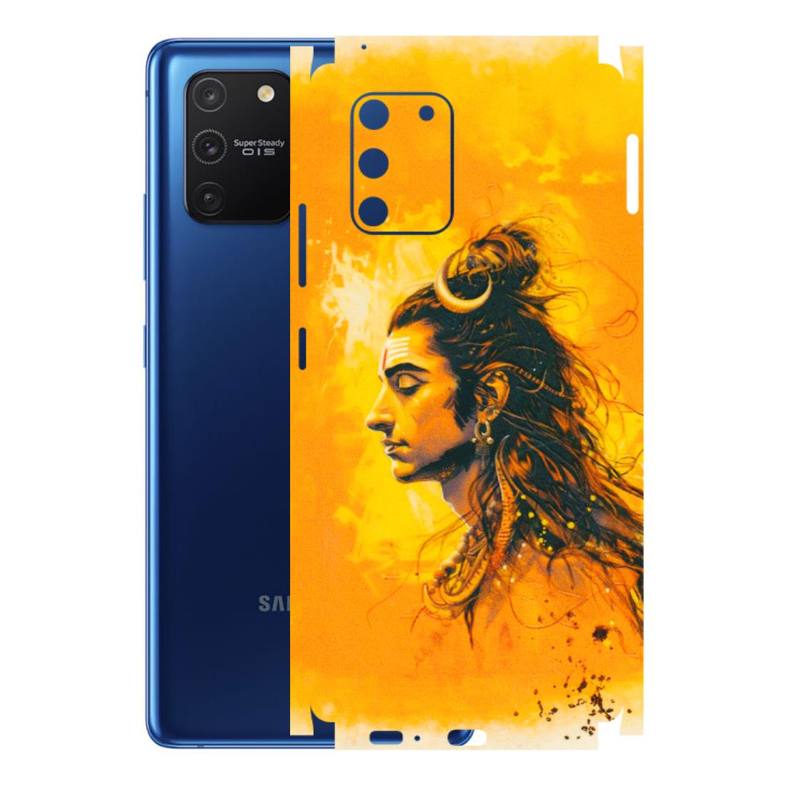 Samsung A/S Series Phone Skins (All Models) - Shiv Shakti - 3D Embossed Finish (L-14) Samsung Galaxy S10 Lite
