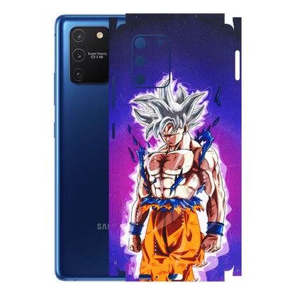 Samsung A/S Series Phone Skins (All Models) - Goku Purple Anime - 3D Embossed Finish (L-147) Samsung Galaxy S10 Lite