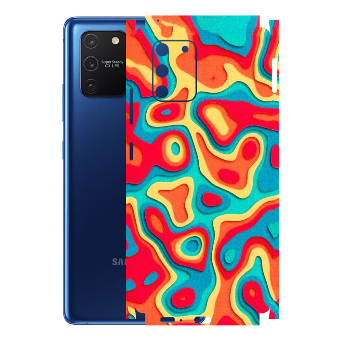 Samsung A/S Series Phone Skins (All Models) - Abstract Swirl - 3D Embossed Finish (L-150) Samsung Galaxy S10 Lite