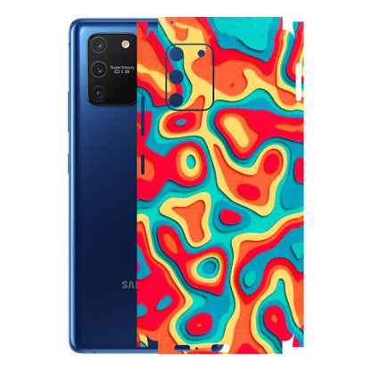 Samsung A/S Series Phone Skins (All Models) - Abstract Swirl - 3D Embossed Finish (L-150) Samsung Galaxy S10 Lite