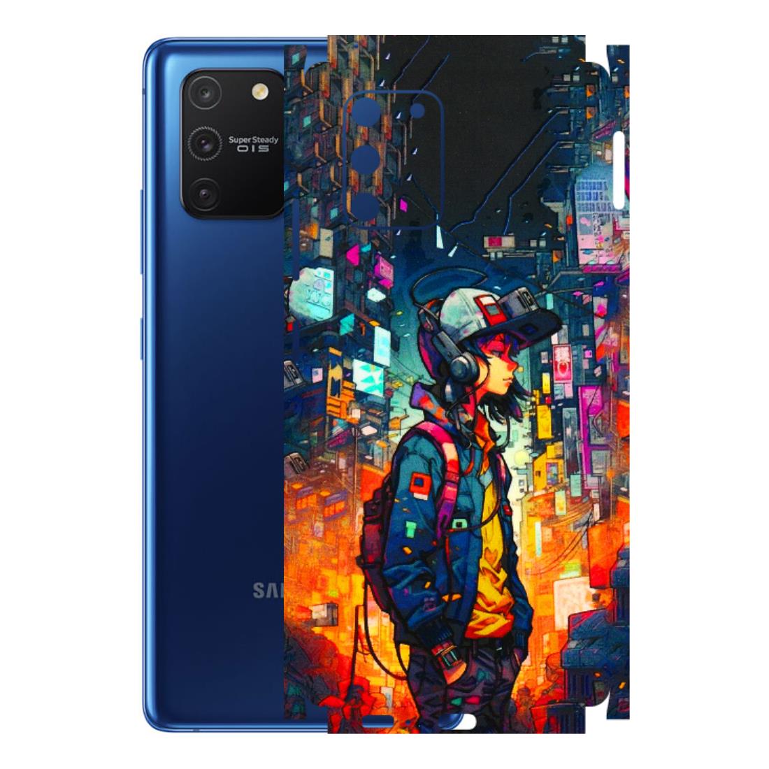 Samsung A/S Series Phone Skins (All Models) - Street Anime Guy - 3D Embossed Finish (L-158) Samsung Galaxy S10 Lite