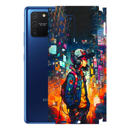 Samsung A/S Series Phone Skins (All Models) - Street Anime Guy - 3D Embossed Finish (L-158) Samsung Galaxy S10 Lite