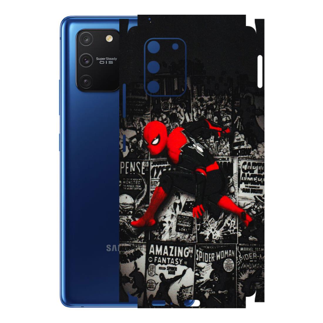 Samsung A/S Series Phone Skins (All Models) - SpiderMan New - 3D Embossed Finish (L-162) Samsung Galaxy S10 Lite