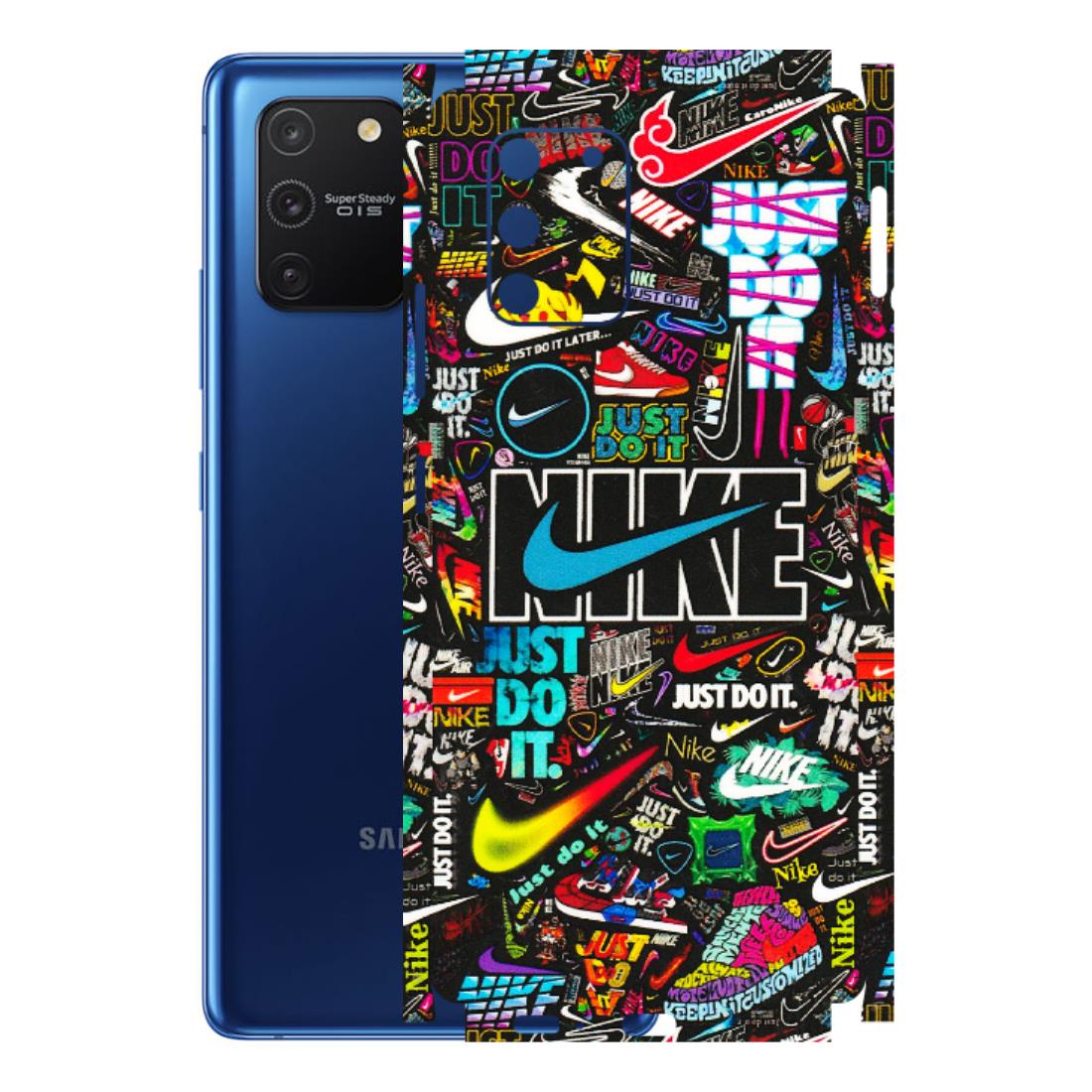 Samsung A/S Series Phone Skins (All Models) - Just Do It Doodles - 3D Embossed Finish (L-166) Samsung Galaxy S10 Lite