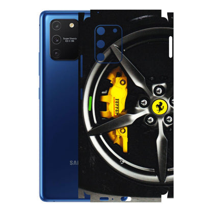 Samsung A/S Series Phone Skins (All Models) - Ferrari Wheel Alloy - 3D Embossed Finish (L-173) Samsung Galaxy S10 Lite